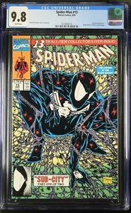 Spider-Man #13 (1991) - Black Costume, Homage, Morbius - Todd McFarlane Classic - Picture 1 of 14