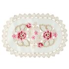 Floral Doily Embroidered Placemat Tablecloth Dinning Table Mat Lace 30*45Cm