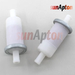 2x In Line Fuel Filter 1/4" For Honda GL1000 1975-1979 GL1100 1980-1983 Goldwing - Picture 1 of 5