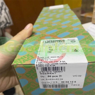 New 50PCS Phoenix Contact 3004126 UK 5-HESILED 24 Fuse terminal - Image 1 of 4