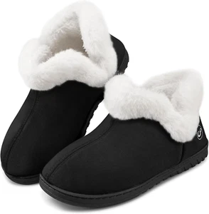 Womens Slippers House Shoes: Memory Foam Comfy Closed Back Fuzzy Slip... - Picture 1 of 6
