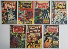 GHOST RIDER (1967) #1 2 3 4 5 6 7 SILVER MARVEL COMIC FULL RUN LOT