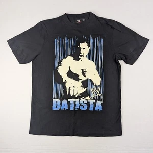 WWE Dave Batista Black Large T-Shirt Authentic Merch 'The Animal Unleashed' Tee - Picture 1 of 7