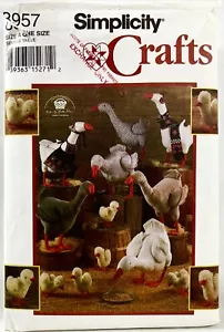 1994 Simplicity Sewing Pattern 8957 Decorative Life Size Geese & Goslings 14148 - Picture 1 of 2