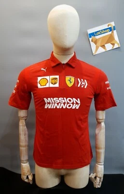 Polo rojo para mujer Scuderia Ferrari Fórmula 1 Uno F1 Mission Winnow PUMA M Foto 1 de 4