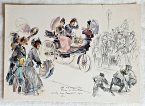 Vintage Mercedes Benz Advertising Postcard Benz Patent-Motorwagen 1888 - Bild 1 von 2