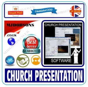 Church Displays Bible verse & Worship Songs/Hymns Projector Ready Worldwide Post - Picture 1 of 7