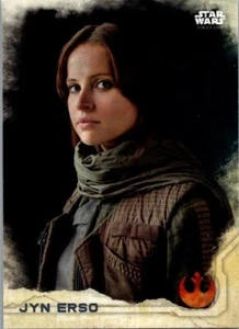 2016 Star Wars Rogue One Trading Card Star Wars #1 - Jyn Erso - Picture 1 of 3