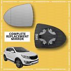 LHS Left side for Kia Sportage 2010-15 Wide Angle heated wing door mirror glass