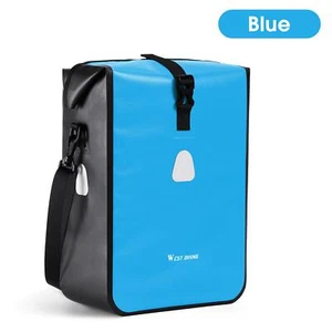 West Biking MTB Road Bike Pannier Bag Waterproof Bicycle Trunk Bag Rear Seat Bag - Picture 1 of 22