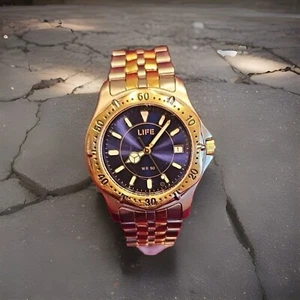 LIFE From CITIZEN silber- und goldfarbene Uhr WR 50 - Bild 1 von 6