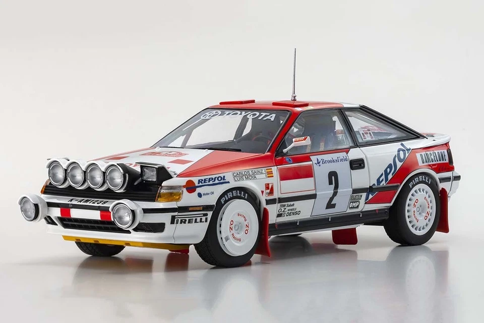 Kyosho Toyota Celica GT-Four #2 - Sainz/Moya - 2nd Montecarlo 1990 1/18. 08961B - Imagen 1 de 4