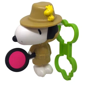 Snoopy Sleuth Detective McDonald’s 2018 Happy Meal Toy Figure with Clip 4" - Picture 1 of 10