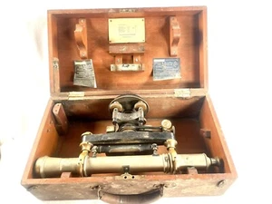Antique Bausch & Lomb - A Lietz Engineer Survey Level Scope Transit Tribrach - Picture 1 of 24