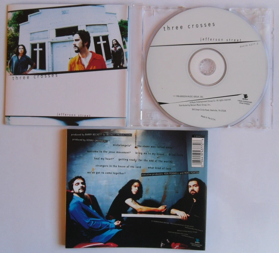 Three Crosses Jefferson Street CCM Like Third Day,Rick Cua,Allies,Geoff Moore - Bild 1 von 1