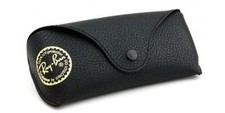 Ray Ban Black Sunglasses Glasses Case with Free Ray Ban Cleaning Cloth