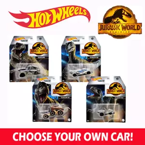Hot Wheels Jurassic World Character Cars Brand New & Sealed - Choose your own - Picture 1 of 7