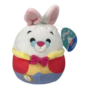 NEW Squishmallows White Rabbit 6.5" Plush - Disney's Alice in Wonderland 2022 - Picture 1 of 3