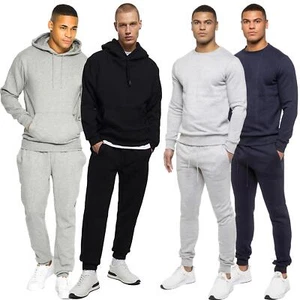 Kruze Mens Tracksuit Set Crew Neck Long Sleeves Pullover Sweatshirt and Joggers - Picture 1 of 95