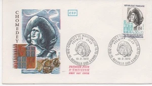FRANCE 1972.F.D.C.CHOMEDEY DE MAISONNEUVE. OBLIT:LE 19/2/72 NEUVILLE-SUR-VANNE - Imagen 1 de 1