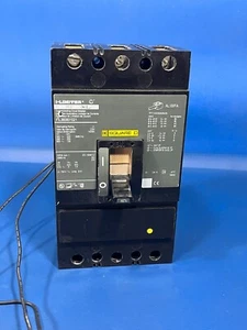SQAURE D FIL360801012 80A 600V 3P I-LIMITER CIRCUIT BREAKER W/SHUNT TRIP - Picture 1 of 5