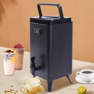 12L Insulated Beverage Dispenser Hot &Cold Drink Dispenser Stainless Steel - Picture 1 of 15