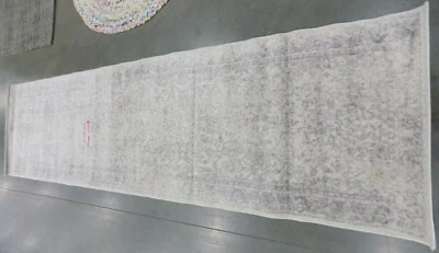 Alfombra manchada marfil/plata 2'-6" x 10' precio reducido 1172589950 ADR108B-210 Foto 1 de 4