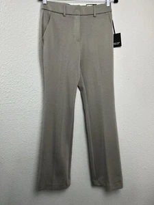 Simply Vera Vera Wang Pants Womens Sz 4 Gray High Rise Flare Pockets Stretch New - Picture 1 of 13