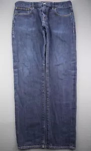 Pantalones de mezclilla para hombre J.Crew 2016 Driggs calce ajustado ribete oscuro talla 32x30 (Sr 33x30) - Imagen 1 de 12