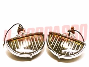 COPPIA FENDINEBBIA CARELLO ANNI 50 60 MEZZALUNA FIAT 500 600 LAMBRETTA - Imagen 1 de 4