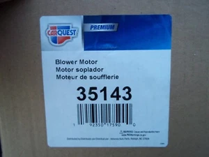 HVAC Blower Motor   CARQUEST   35143 - Picture 1 of 2