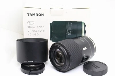TAMRON SP 90mm F2.8 Di MACRO VC USD F017E Canon EF Mount Working - Image 1 of 4