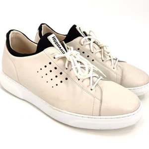 Samuel Hubbard Men's "Flight Sport" Casual Sneaker White / Navy Leather 12 WIDE - Picture 1 of 12