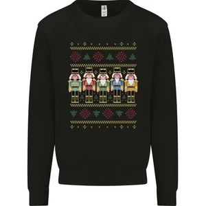 Nutcracker Christmas Xmas Traditional Kids Sweatshirt Jumper - Picture 1 of 3