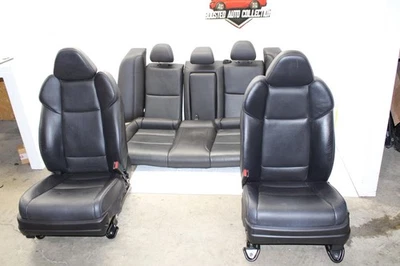 Комплект передних/задних черных кожаных сидений для Acura TLX 2015-2017 годов выпуска от оригинального производителя NJ47 - Изображение 1 из 4