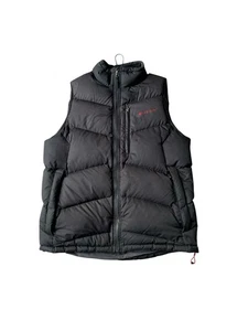 Timberland Duck Down Gilet Mens Large Black Puffer BodyWarmer Vest - Picture 1 of 18