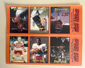 Michael Jordan 1993 RARE Sports Card Review Magazine Prime Pics Uncut Sheet - Picture 1 of 2
