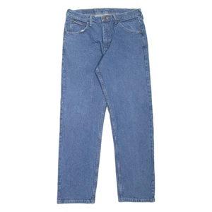 WRANGLER Mens Jeans Blue Regular Straight W31 L31 - Picture 1 of 6