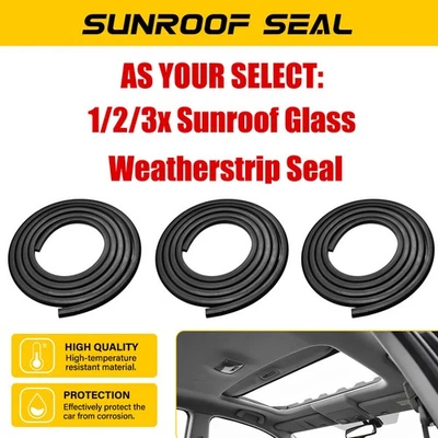 Sunroof Gasket Seal Rubber Fit VW Jetta Beetle Golf GTI Audi A4 S4 8D0877297 1X - Image 1 of 4