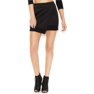 Rachel Rachel Roy Asymmetrical Textured Scuba Mini Skirt Sz S Zipper - Picture 1 of 11