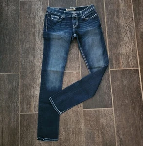 Womens BKE Sabrina mid-rise stretch denim skinny jeans 28x33 - Picture 1 of 15