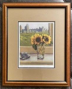 Tony Bennett Benedetto Still life in New York Sunflowers Lithograph Signed #208 - Picture 1 of 14