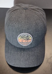 Travis Mathew Golf Hat Cap Snap Back Men's Gray Palm Tree Patch Logo Gray Flex - Picture 1 of 9