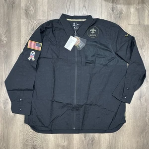 Nike Men's Large New Orleans Saints Infield Salute To Service Light Jacket XXL - Picture 1 of 8
