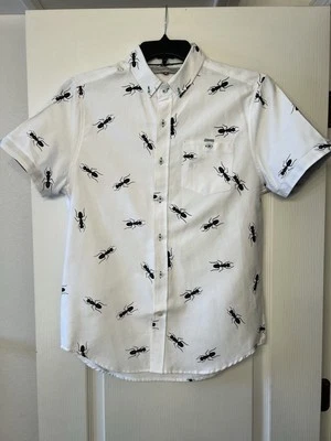 Sovereign Code Los Angeles Men’s Short Sleeve Button Down Shirt Size M - Antz - Image 1 of 4
