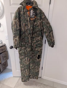 VTG NWT Ideal Camo Coveralls Silent Leaf Chamois USA Men's Large NEW - Picture 1 of 17