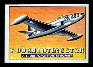 1952 Topps 26 F-80 Shooting Star.  EXMT/EXMT+.  (TX7668). - Picture 1 of 2