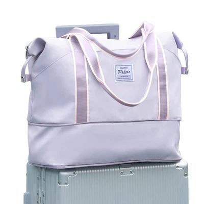 Bolsa de viagem, bolsa de ginástica esportiva grande, impermeável Weekender Carry On Ove... - Imagem 1 de 4