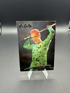 Jb100c Batman Forever 1995 Fleer Ultra #102 L'enigmista Jim Carrey - Foto 1 di 2