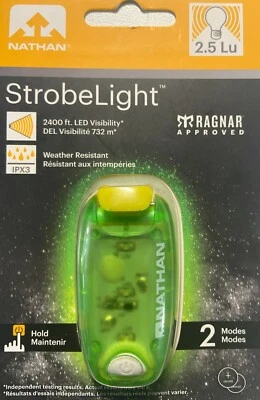 Nathan Hyperbrite / Strobelight Clip Weather Resistant Cycling & Running Light  - Image 1 of 4